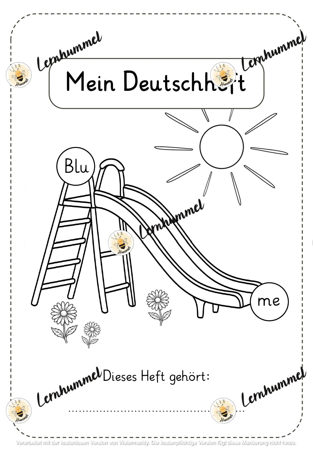Übungsheft Deutsch Anfangsunterricht