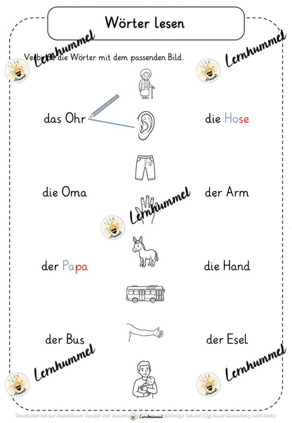 Übungsheft Deutsch Anfangsunterricht