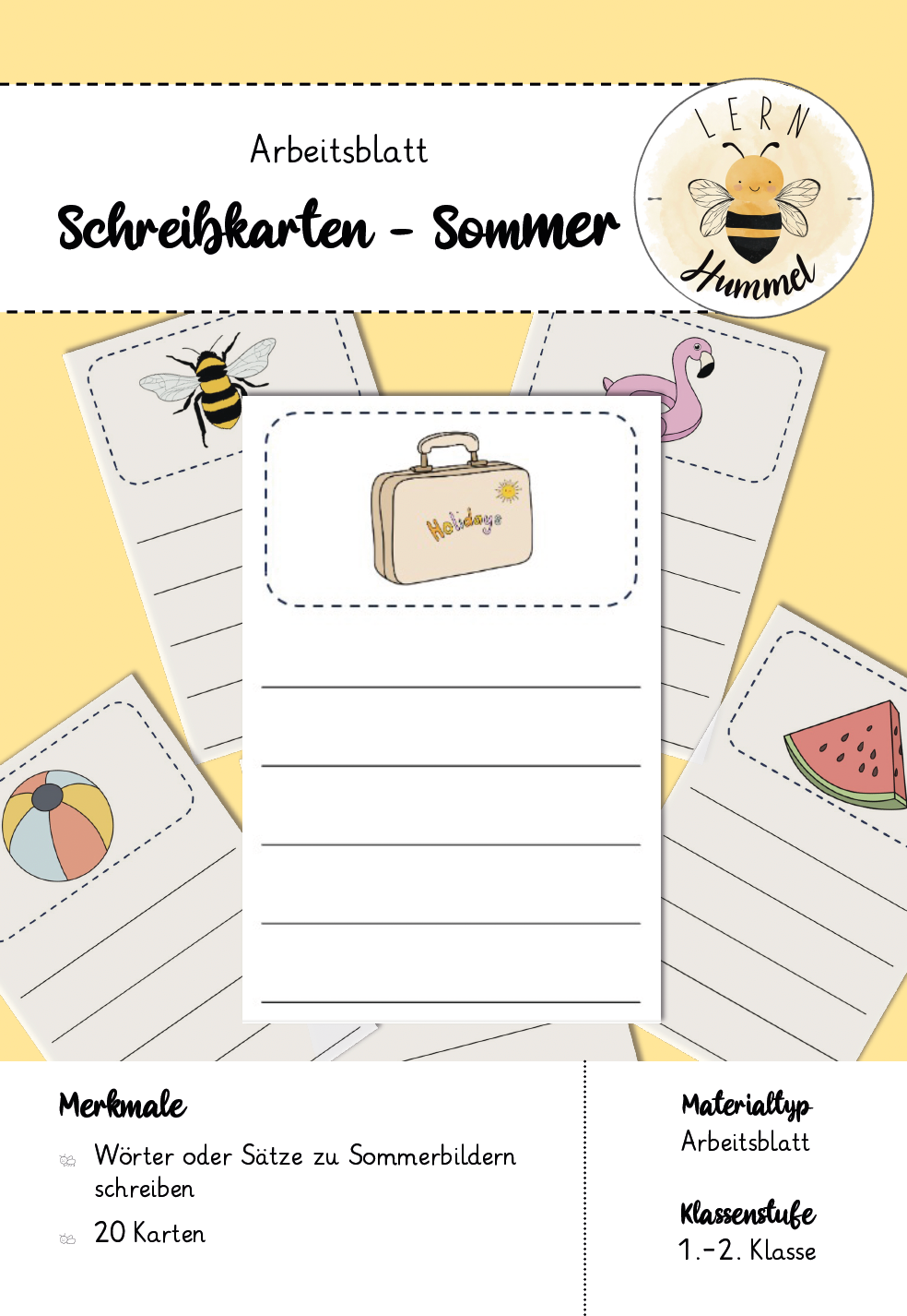 Schreibkarten Sommer