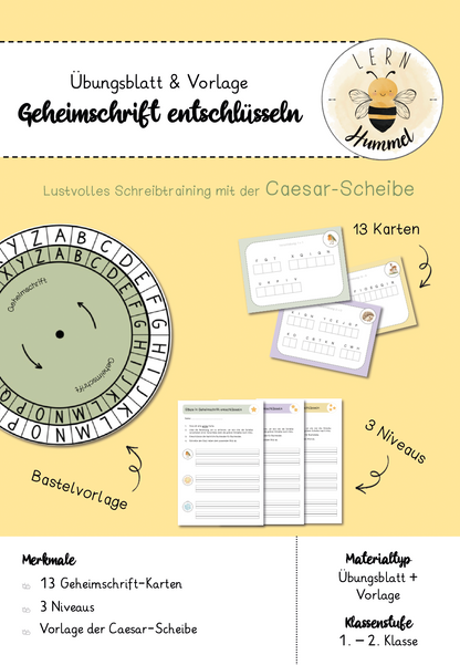(Ab-)Schreibtraining mit der Caesarscheibe