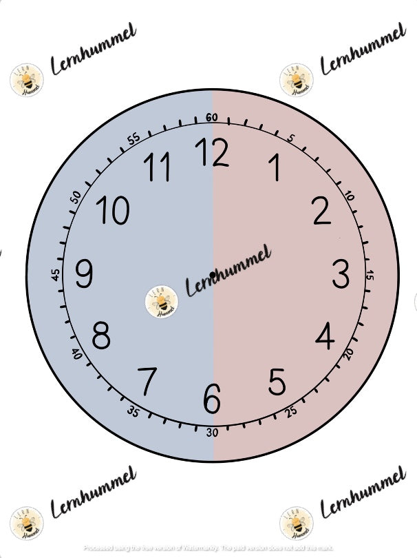 Tafelmaterial: What time is it?