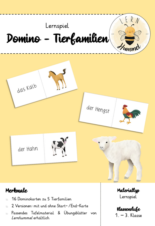 Domino - Tierfamilien Bauernhof