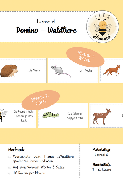 Domino Waldtiere