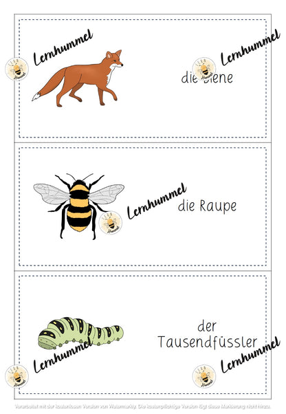 Domino Waldtiere