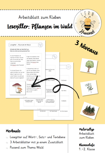 Lesegitter Wald