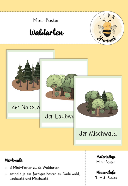 Mini-Poster Wälder