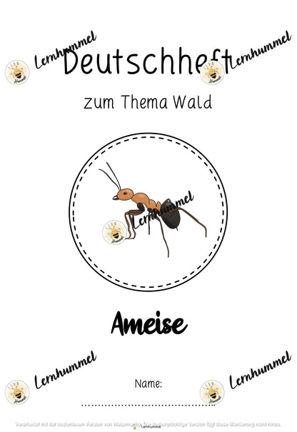 Deutschwerkstatt zum Thema Wald (fächerübergreifend)