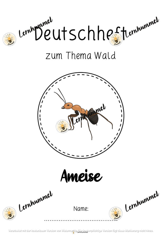 Deutschwerkstatt zum Thema Wald (fächerübergreifend)