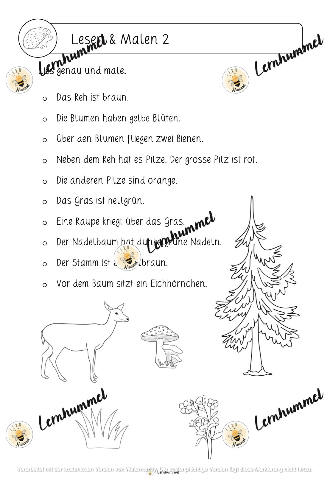 Deutschwerkstatt zum Thema Wald (fächerübergreifend)