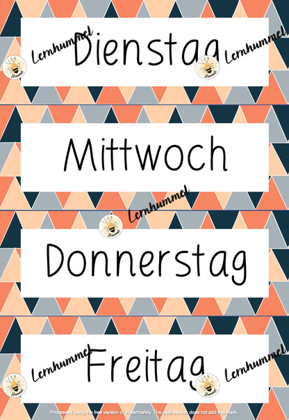 Heute ist.. Kalender Triangle
