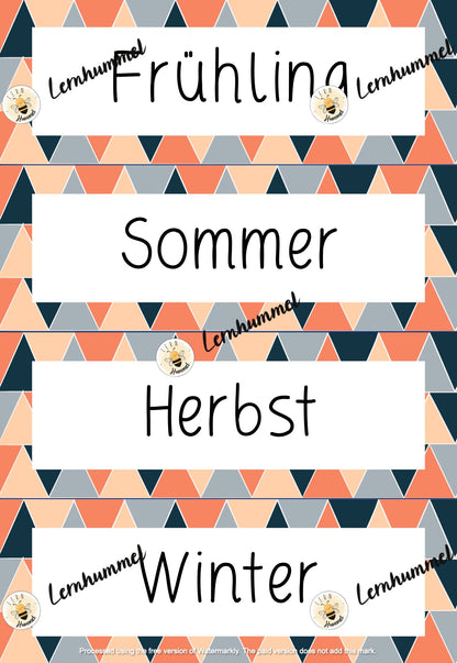 Heute ist.. Kalender Triangle