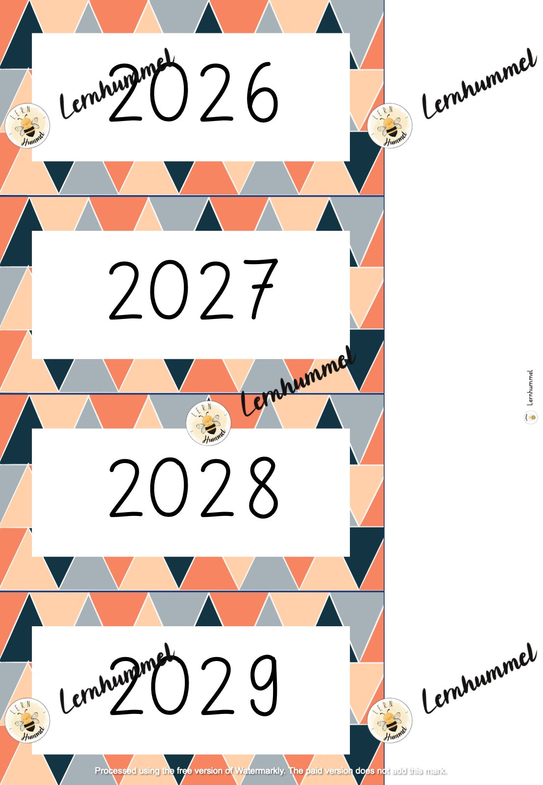 Heute ist.. Kalender Triangle