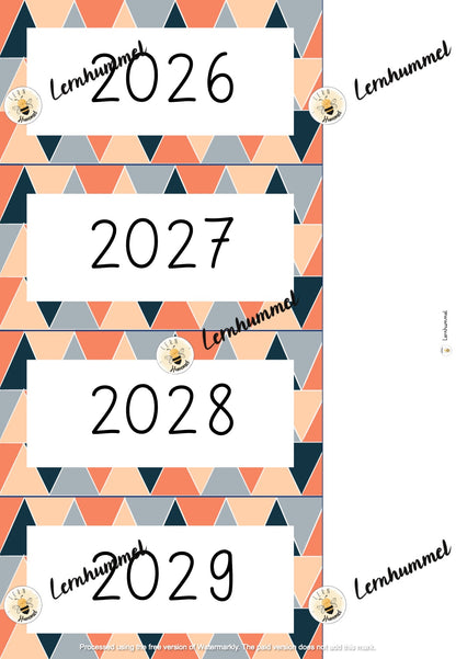 Heute ist.. Kalender Triangle