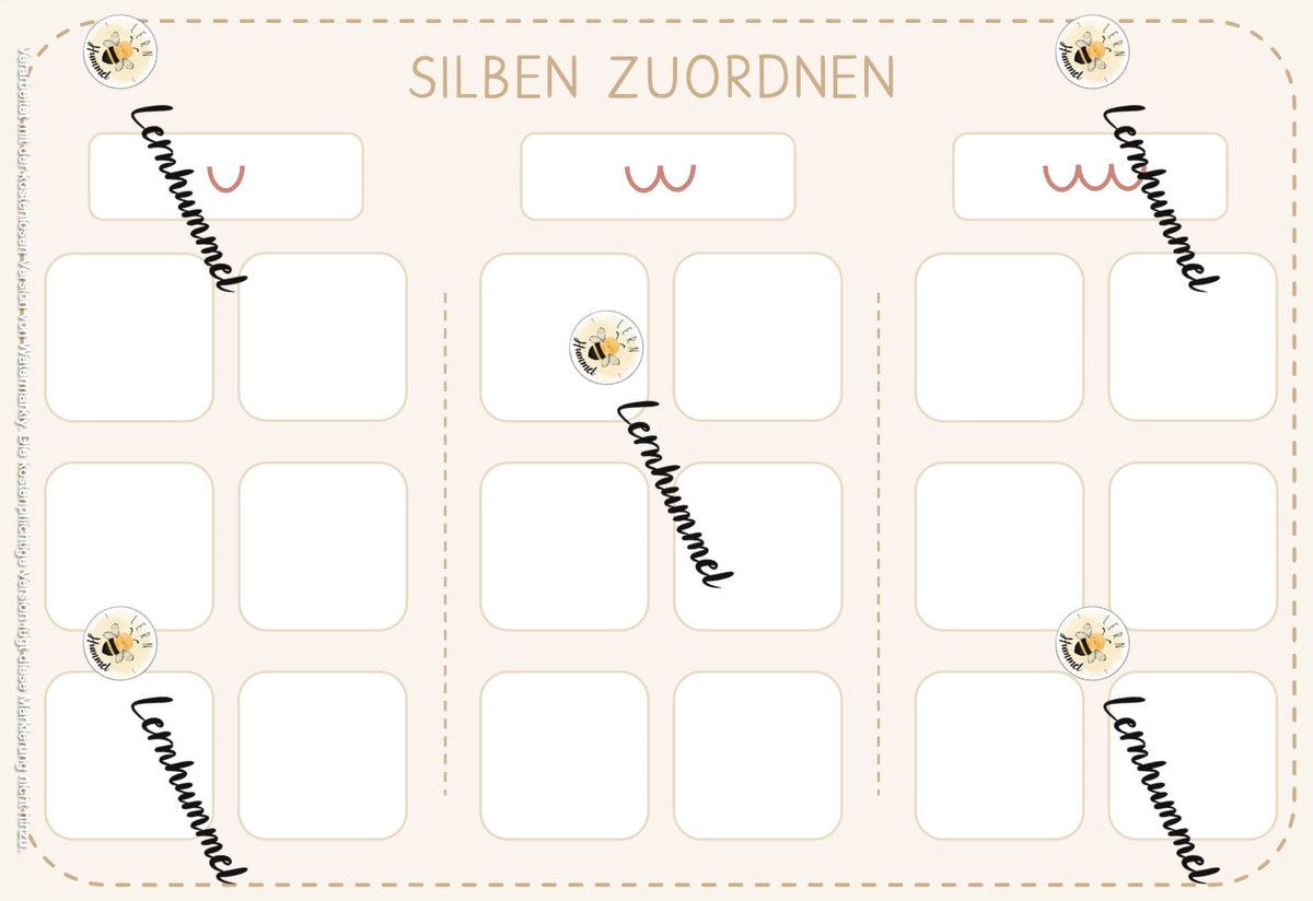 Silben Zuordnen