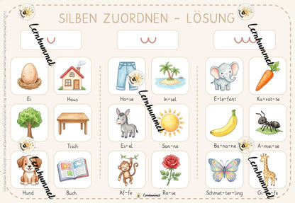 Silben Zuordnen
